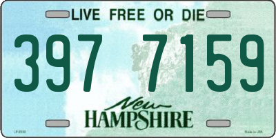 NH license plate 3977159