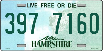 NH license plate 3977160