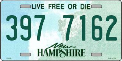 NH license plate 3977162