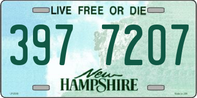 NH license plate 3977207