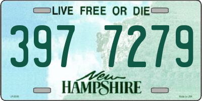 NH license plate 3977279