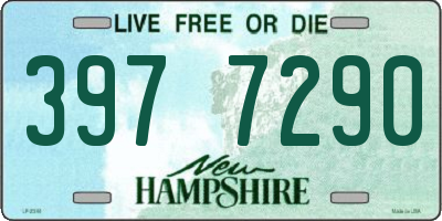 NH license plate 3977290
