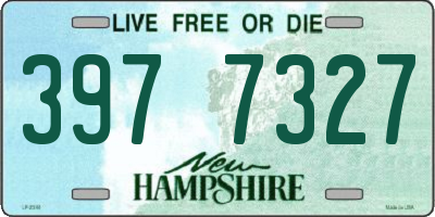 NH license plate 3977327
