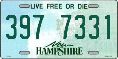 NH license plate 3977331