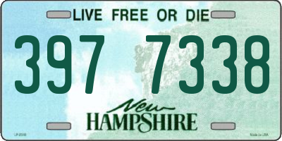NH license plate 3977338