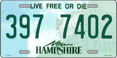 NH license plate 3977402