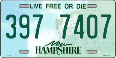 NH license plate 3977407