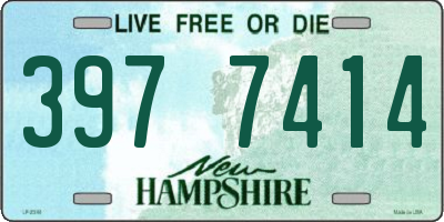 NH license plate 3977414