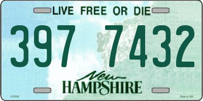 NH license plate 3977432