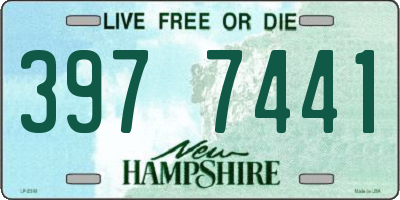 NH license plate 3977441