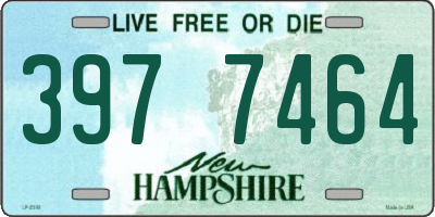 NH license plate 3977464