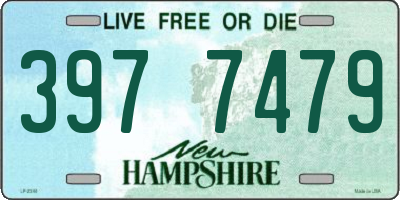 NH license plate 3977479