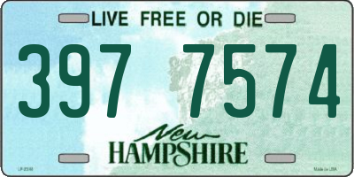 NH license plate 3977574