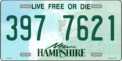 NH license plate 3977621
