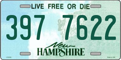 NH license plate 3977622