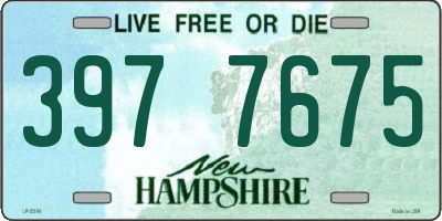 NH license plate 3977675