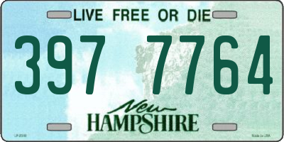 NH license plate 3977764