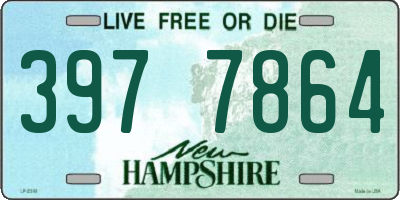 NH license plate 3977864
