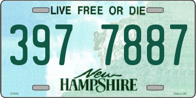 NH license plate 3977887