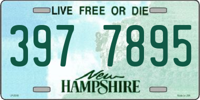 NH license plate 3977895