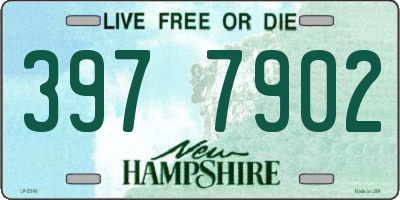 NH license plate 3977902