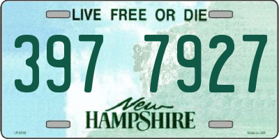 NH license plate 3977927