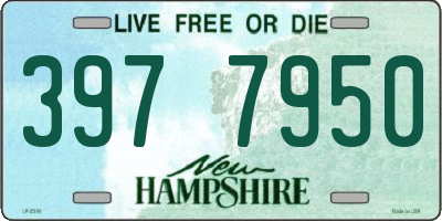 NH license plate 3977950
