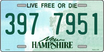 NH license plate 3977951