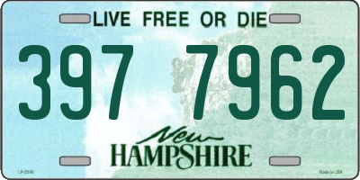NH license plate 3977962