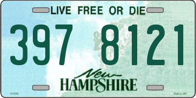 NH license plate 3978121