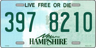 NH license plate 3978210