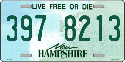 NH license plate 3978213