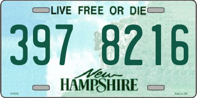 NH license plate 3978216