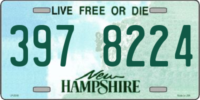 NH license plate 3978224