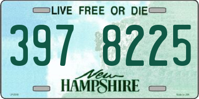 NH license plate 3978225