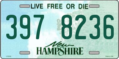 NH license plate 3978236