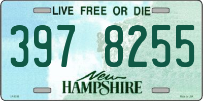 NH license plate 3978255