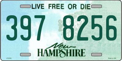 NH license plate 3978256