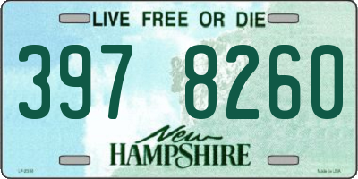 NH license plate 3978260