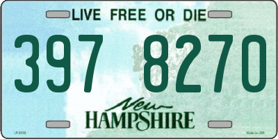 NH license plate 3978270