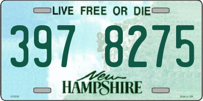 NH license plate 3978275