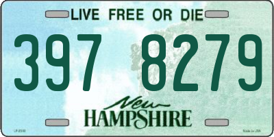 NH license plate 3978279