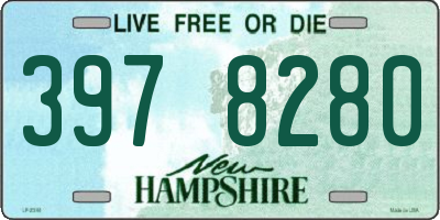 NH license plate 3978280