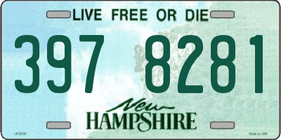 NH license plate 3978281