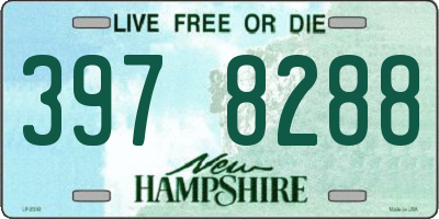 NH license plate 3978288