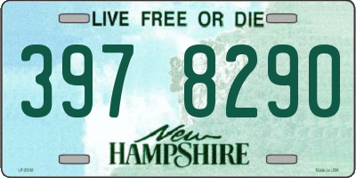 NH license plate 3978290