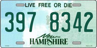 NH license plate 3978342