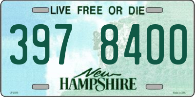 NH license plate 3978400