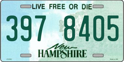 NH license plate 3978405