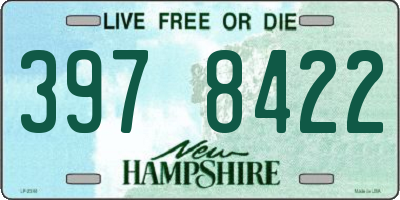 NH license plate 3978422